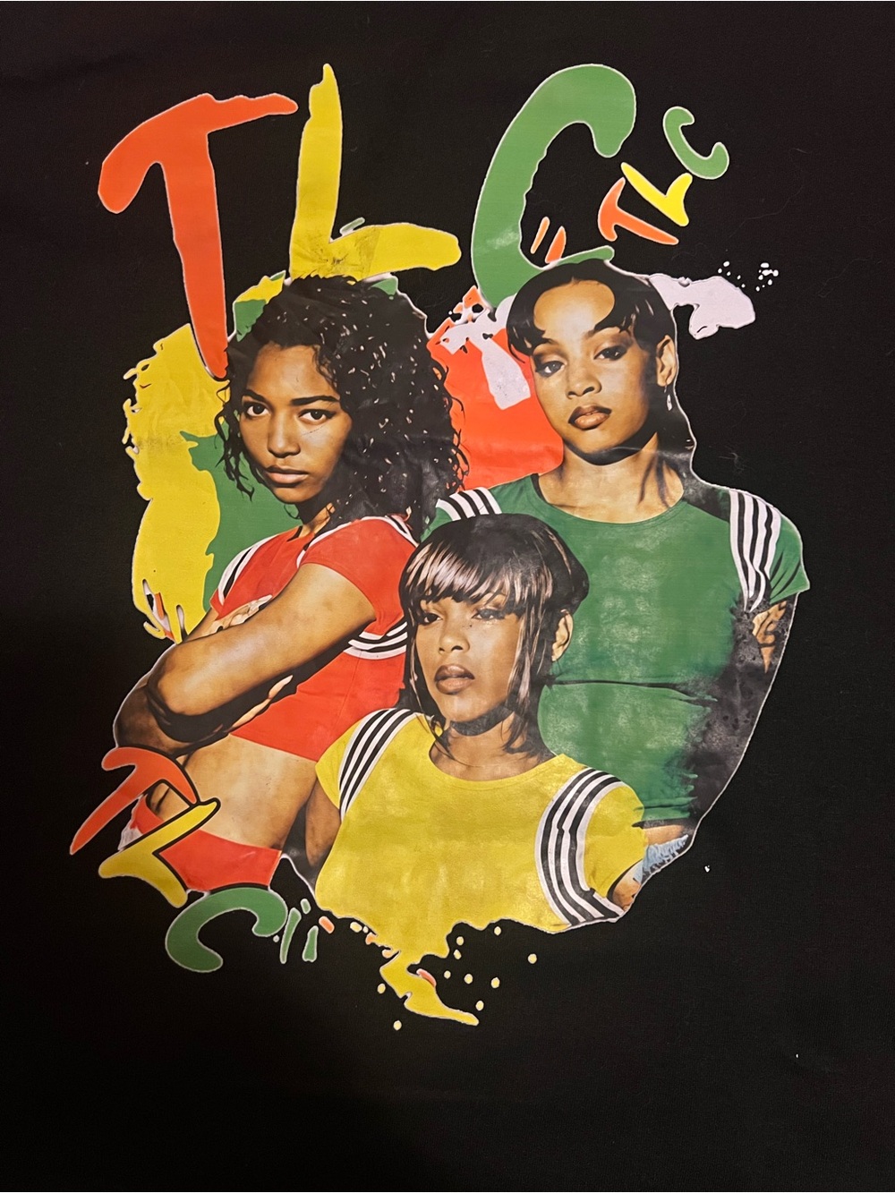 LEAVING SOON TLC 90s R&B Retro Graphic Tee 🎤 Unisex - Picture 3 of 8